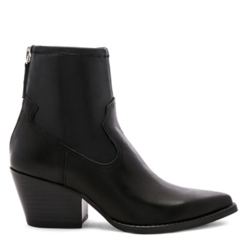 Dolce Vita Shanta Booties Size 6.5 in Black Leather